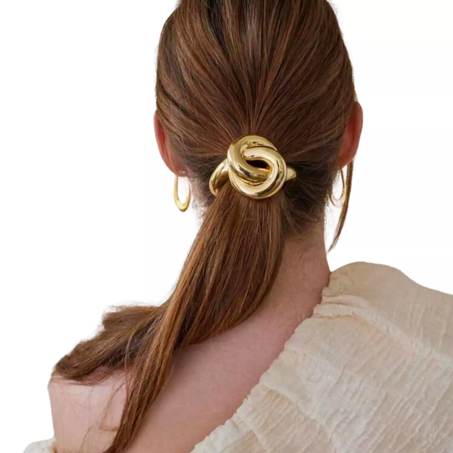 Gold/Silver Loop Hair Tie 4