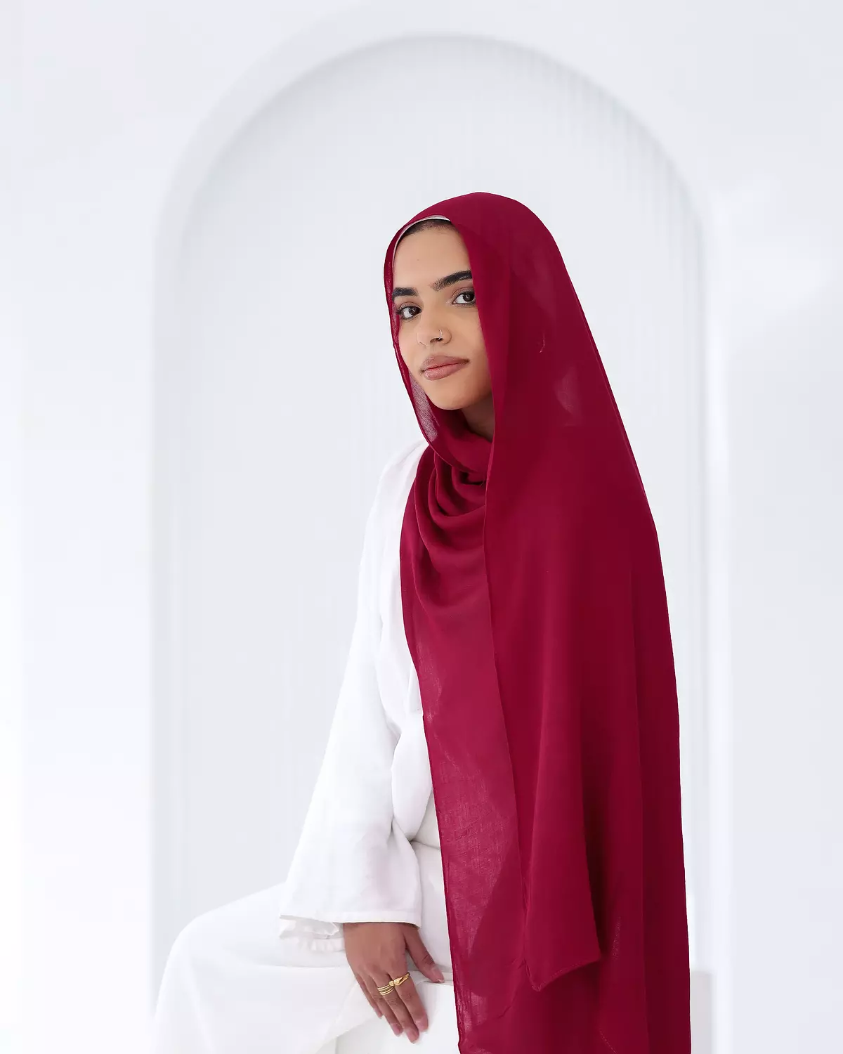 Maroon Linen 2