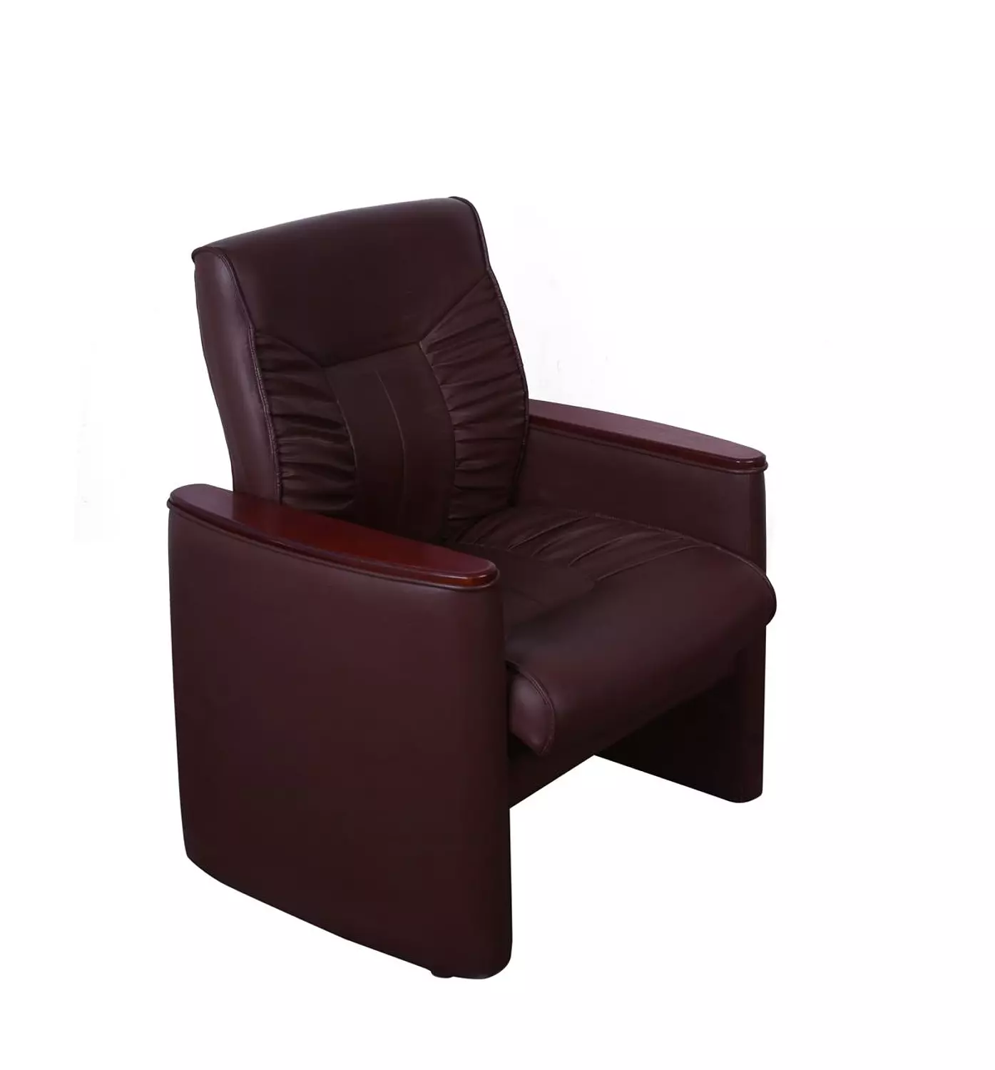  Sherman's chair 1 black leather seat 1
