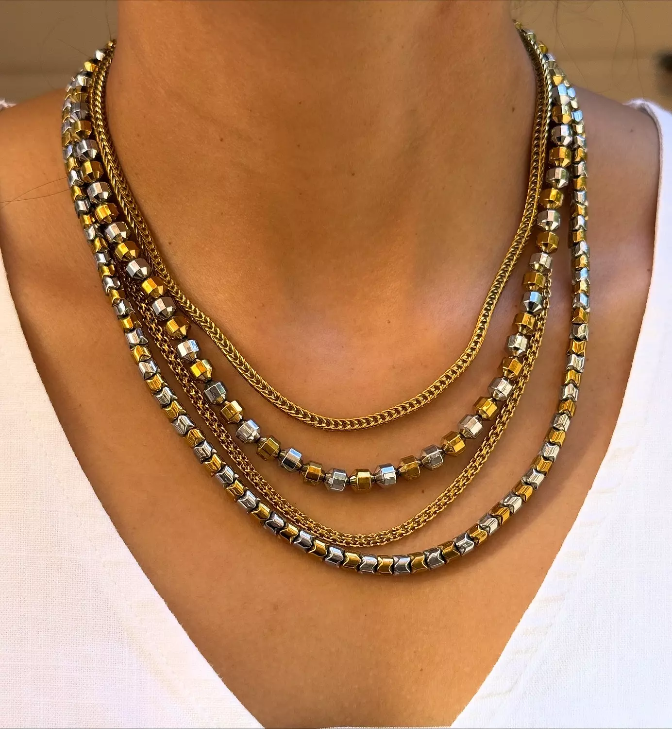 SilverXGold Hematites 2