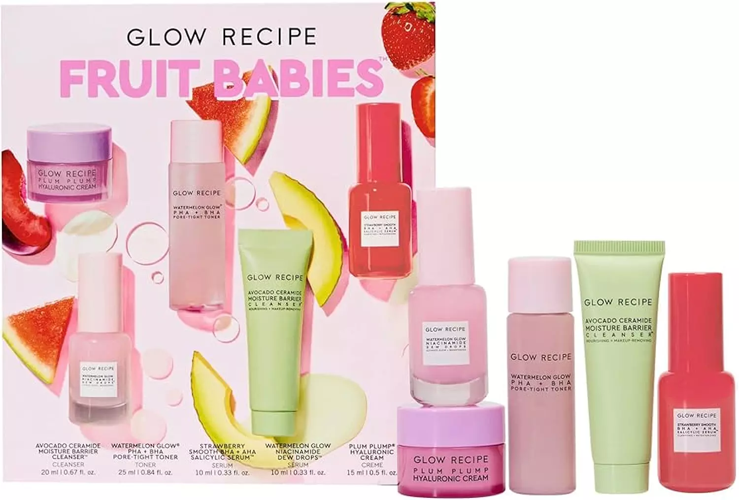 GLOW RECIPE FRUIT BABIES SKIN CARE GLOWING KIT hover image