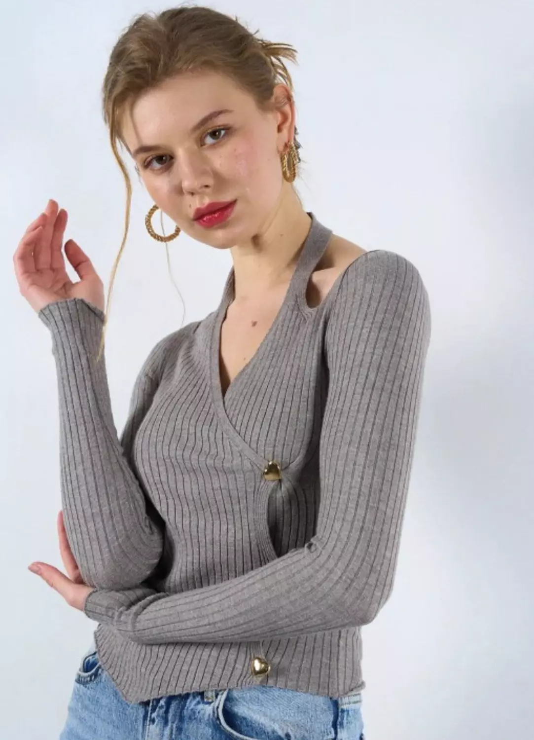 Hearts knit top 3