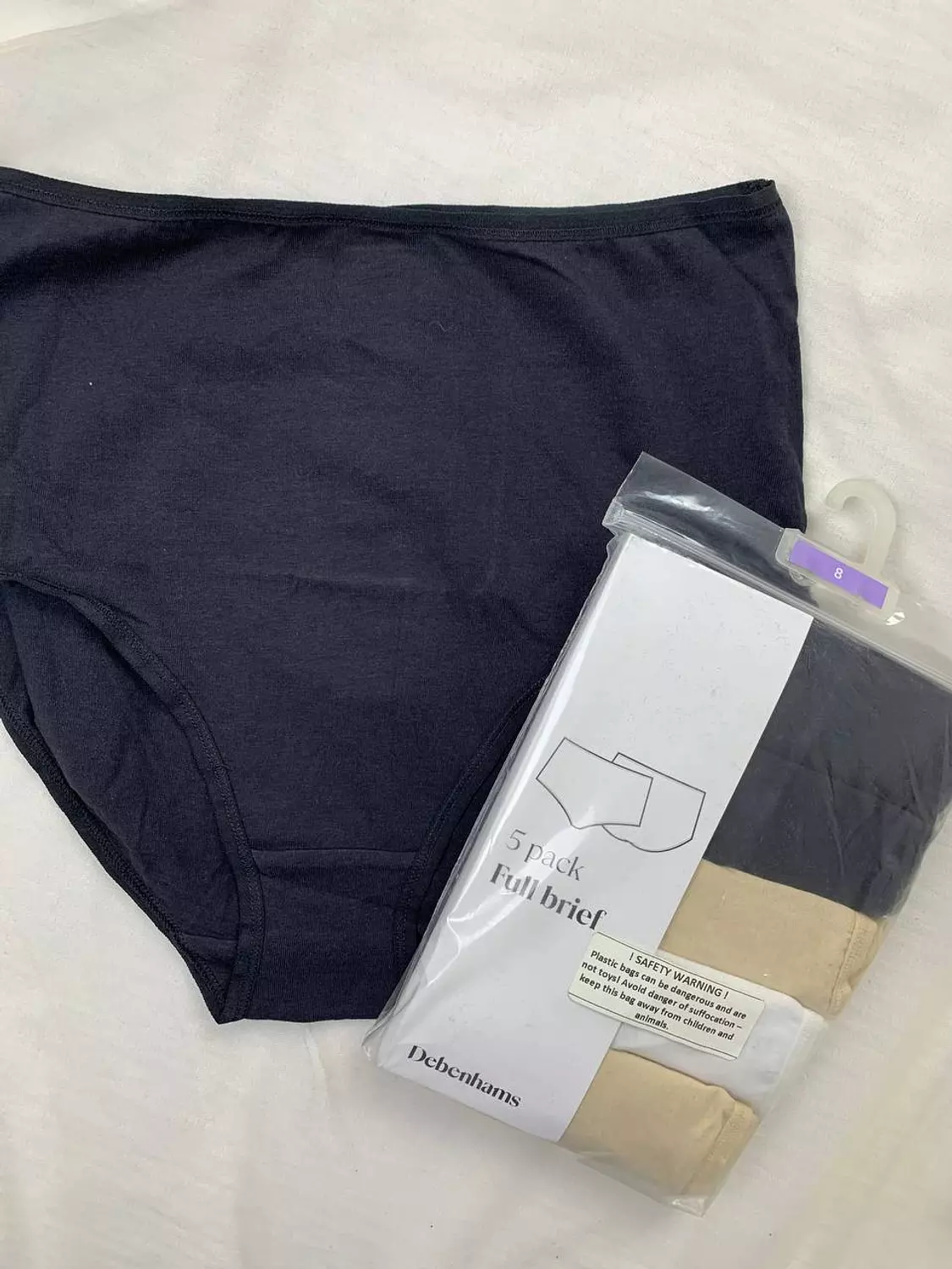pack Full brief Cotton panty From Debenhams 8/10/12/20 1