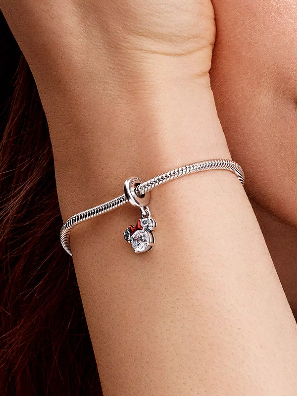 Disney Minnie Mouse Silhouette Dangle Charm 1