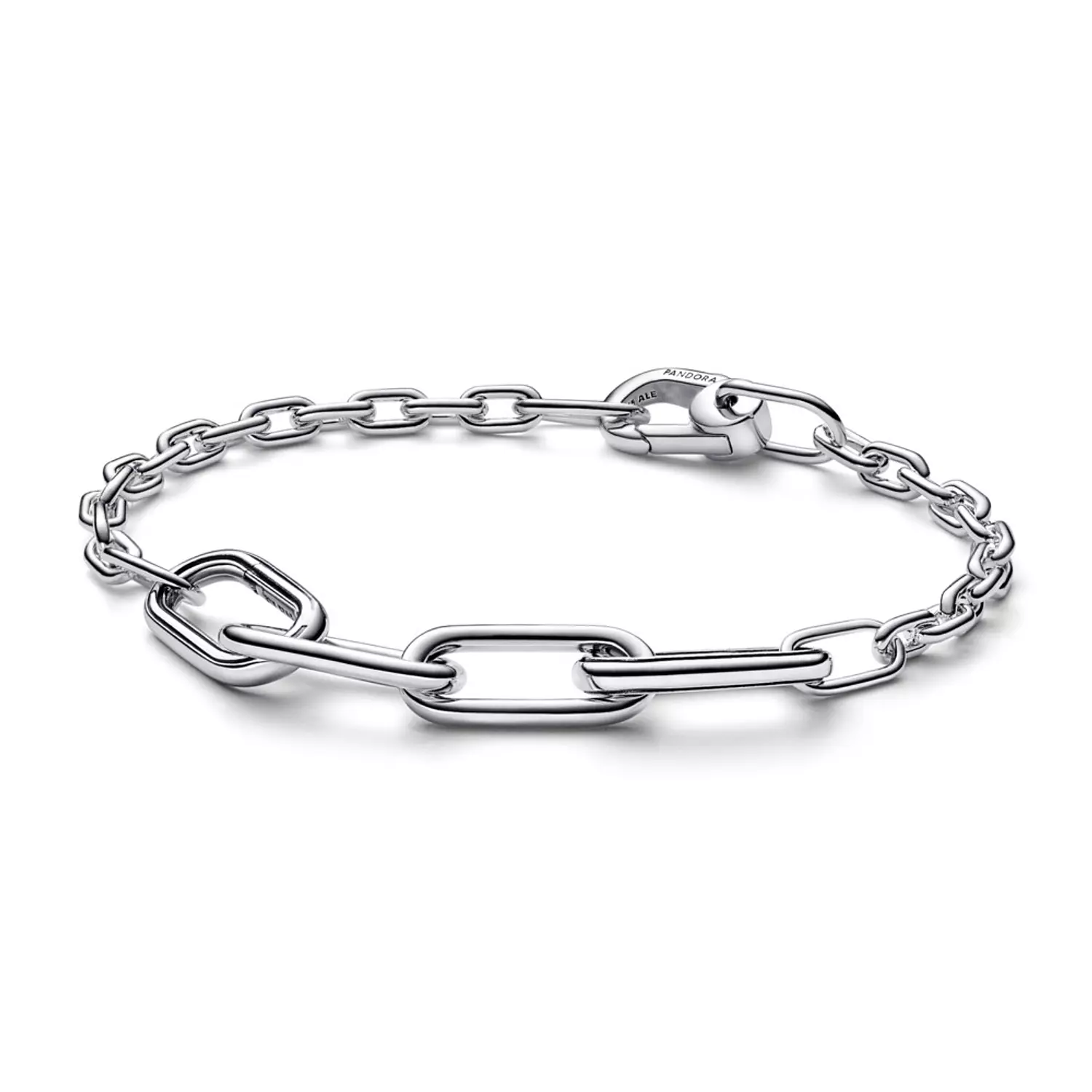 Sterling silver link bracelet