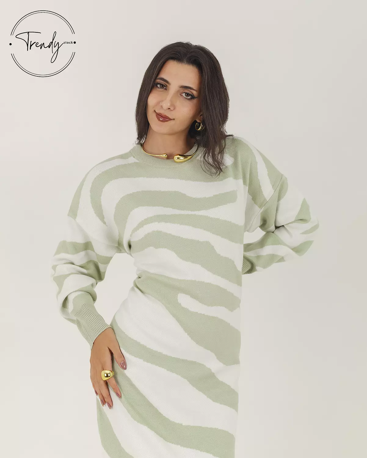 Wavy Mint Dress 2