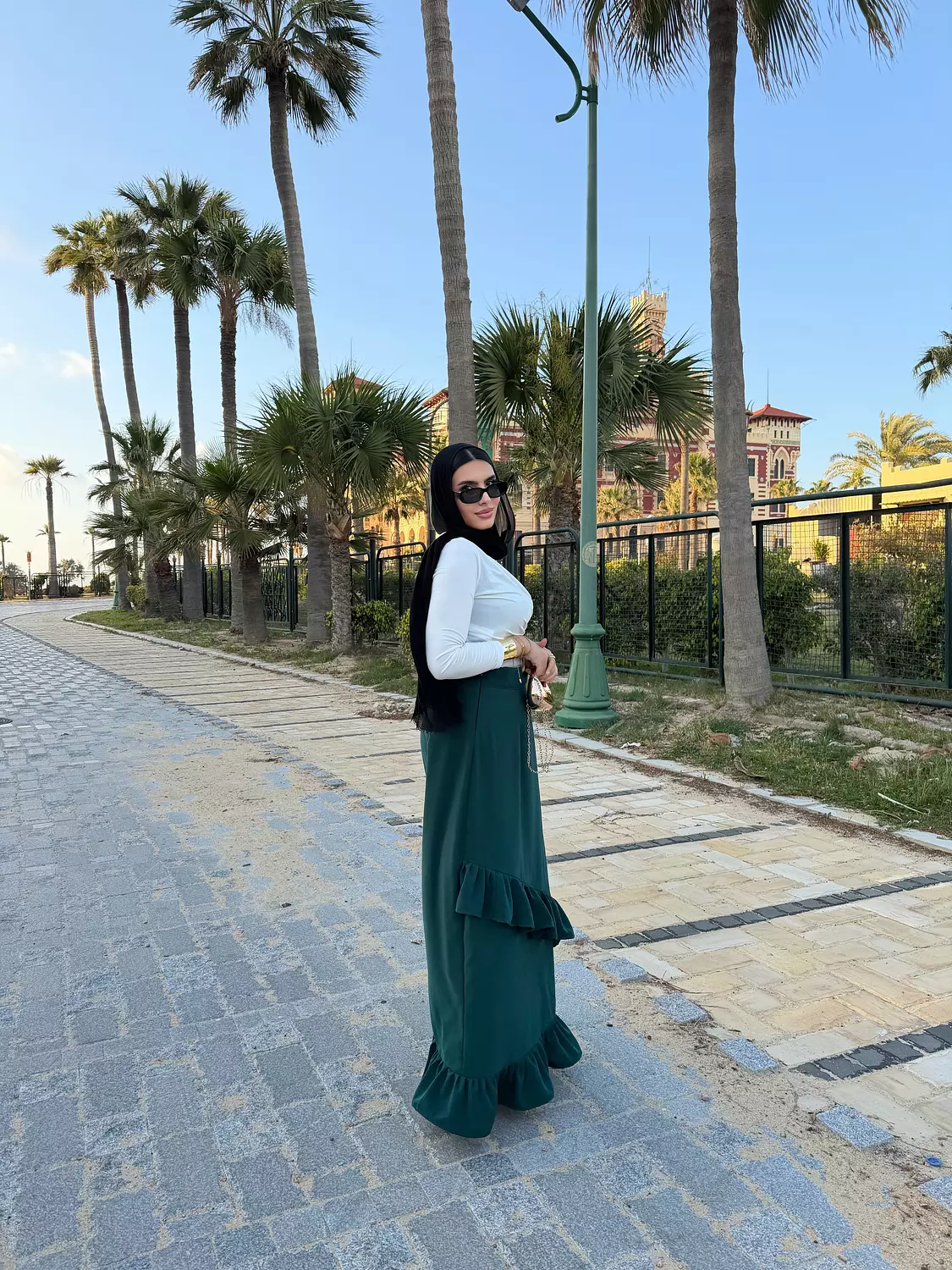 Ruffle Maxi Skirt – Elegant Modest Style image