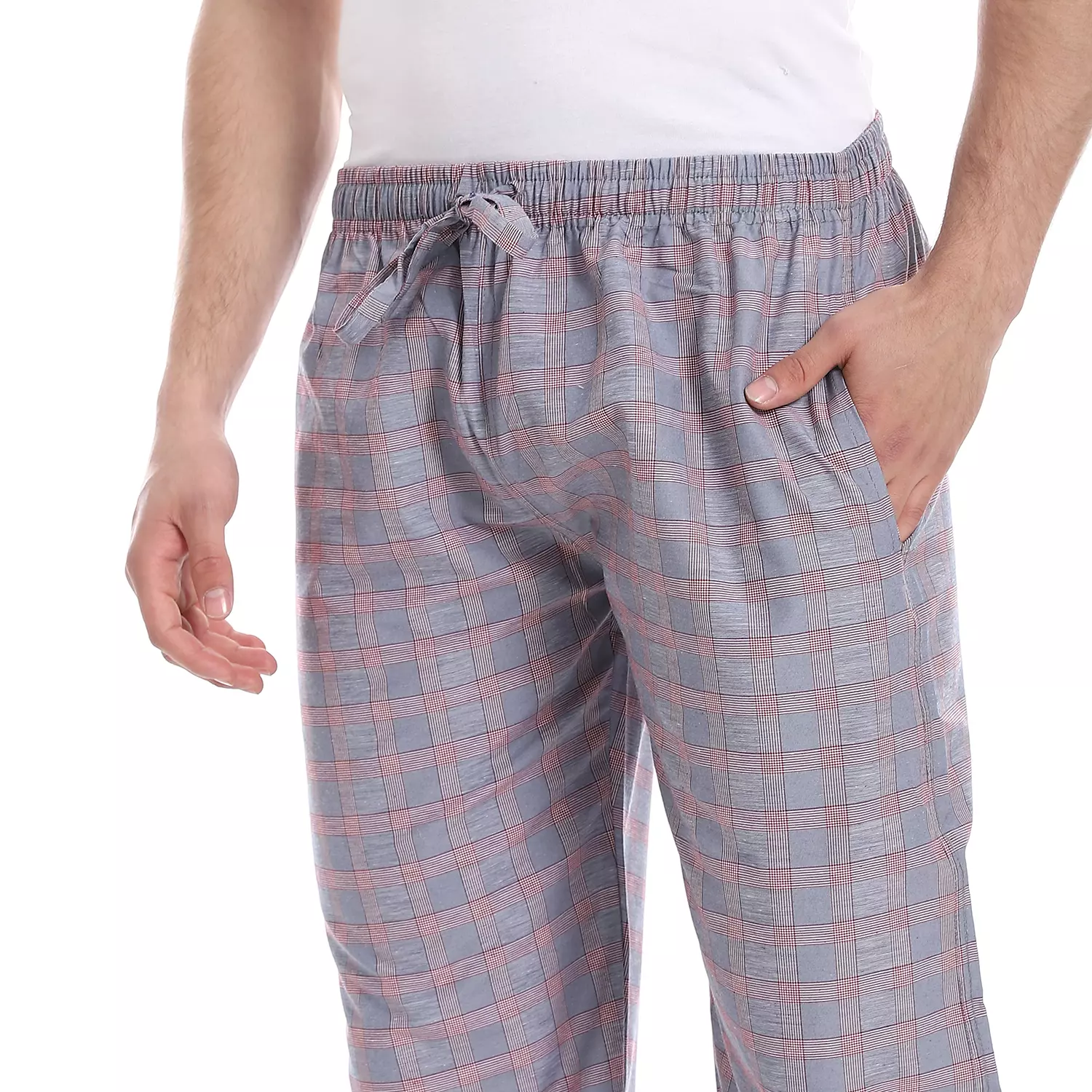 Shorto Pajama Pants - Red * Grey - 4042 3