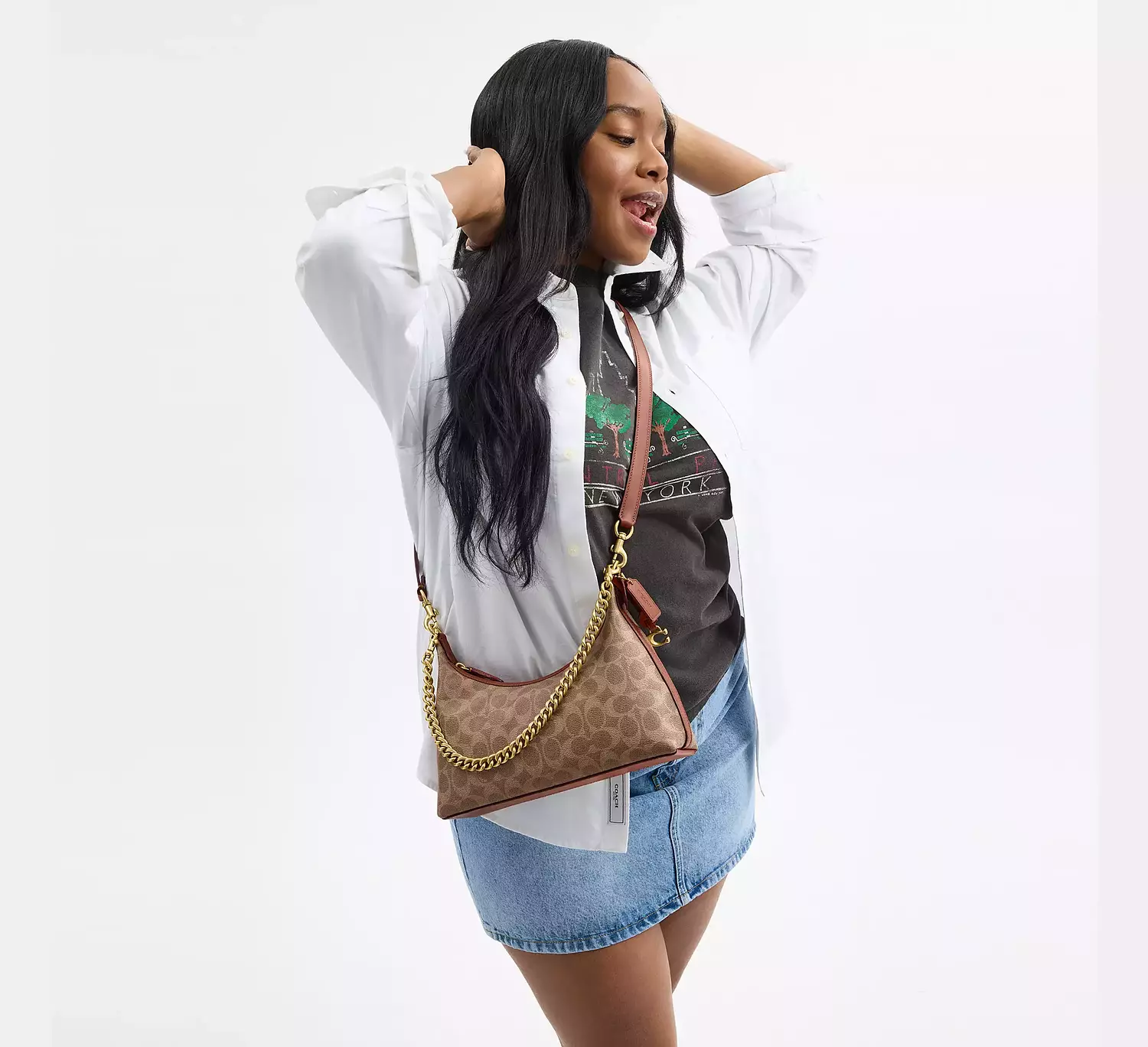 Juliet Shoulder Bag 25 In Signature Canvas image