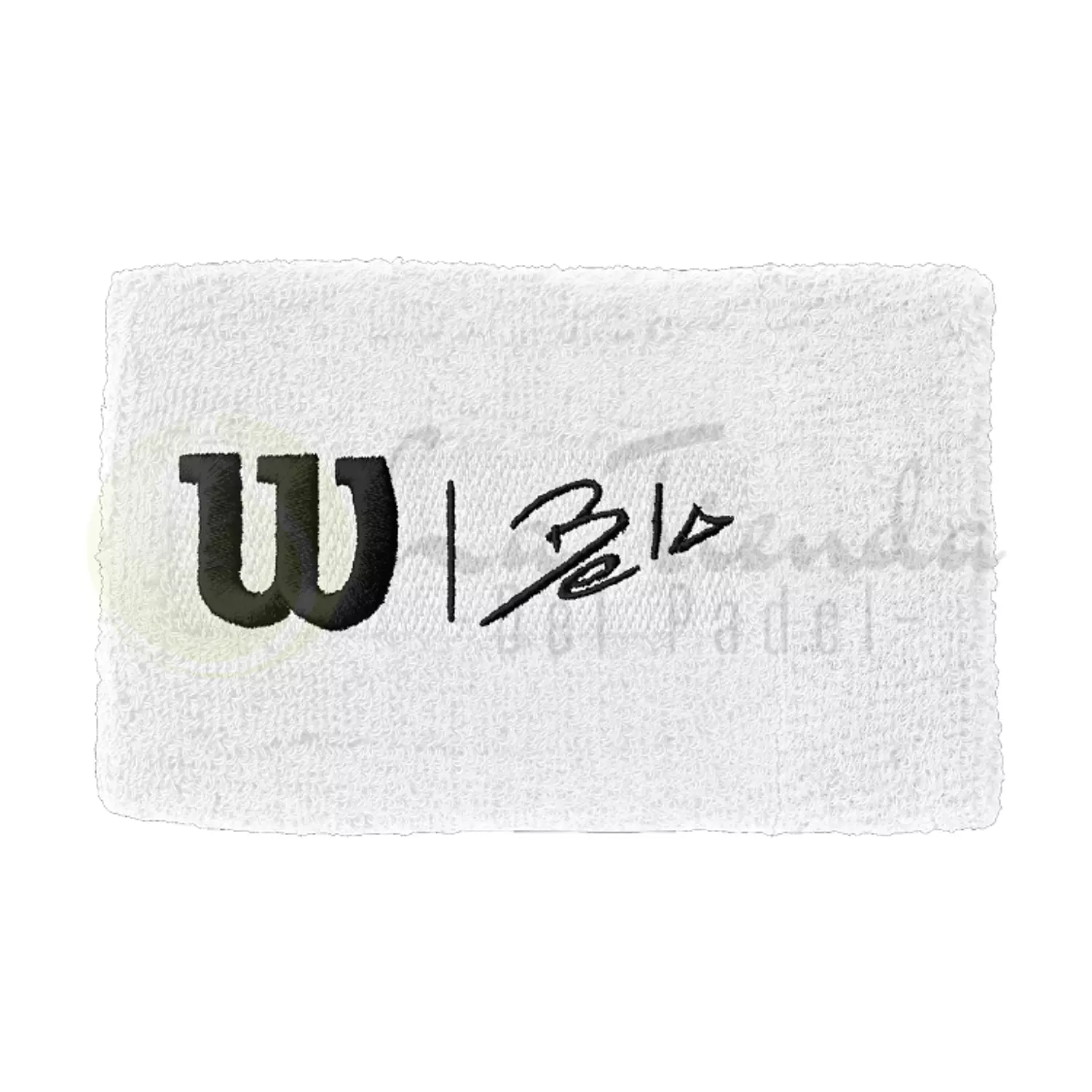 Wilson Bela Extra-Wide Wristband - White image