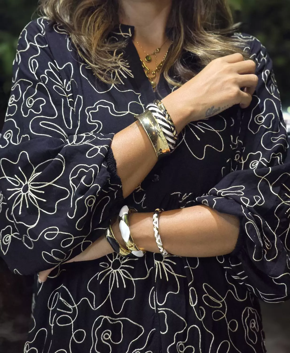 Black Embroidery Dress 3