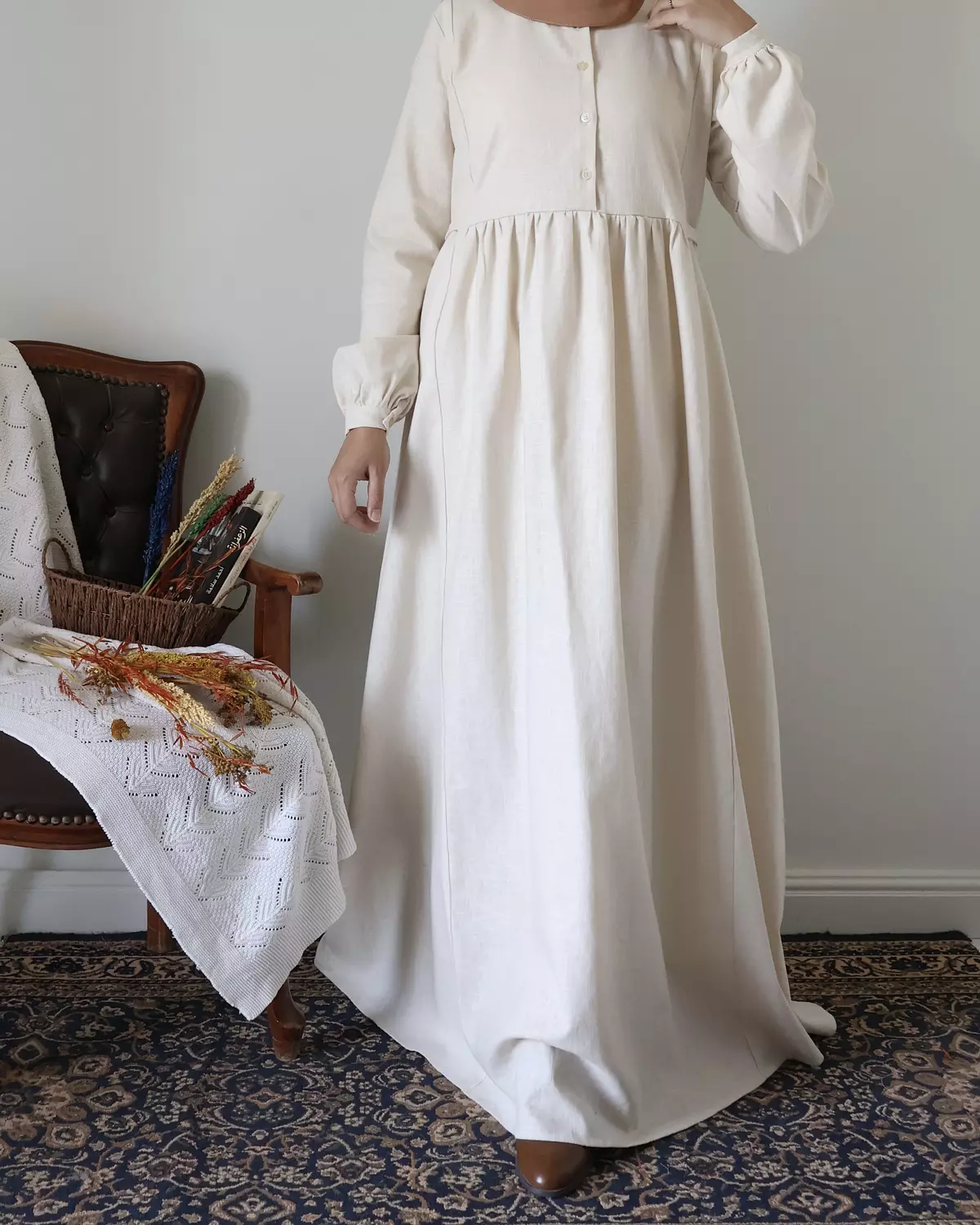 LINEN DRESS 7