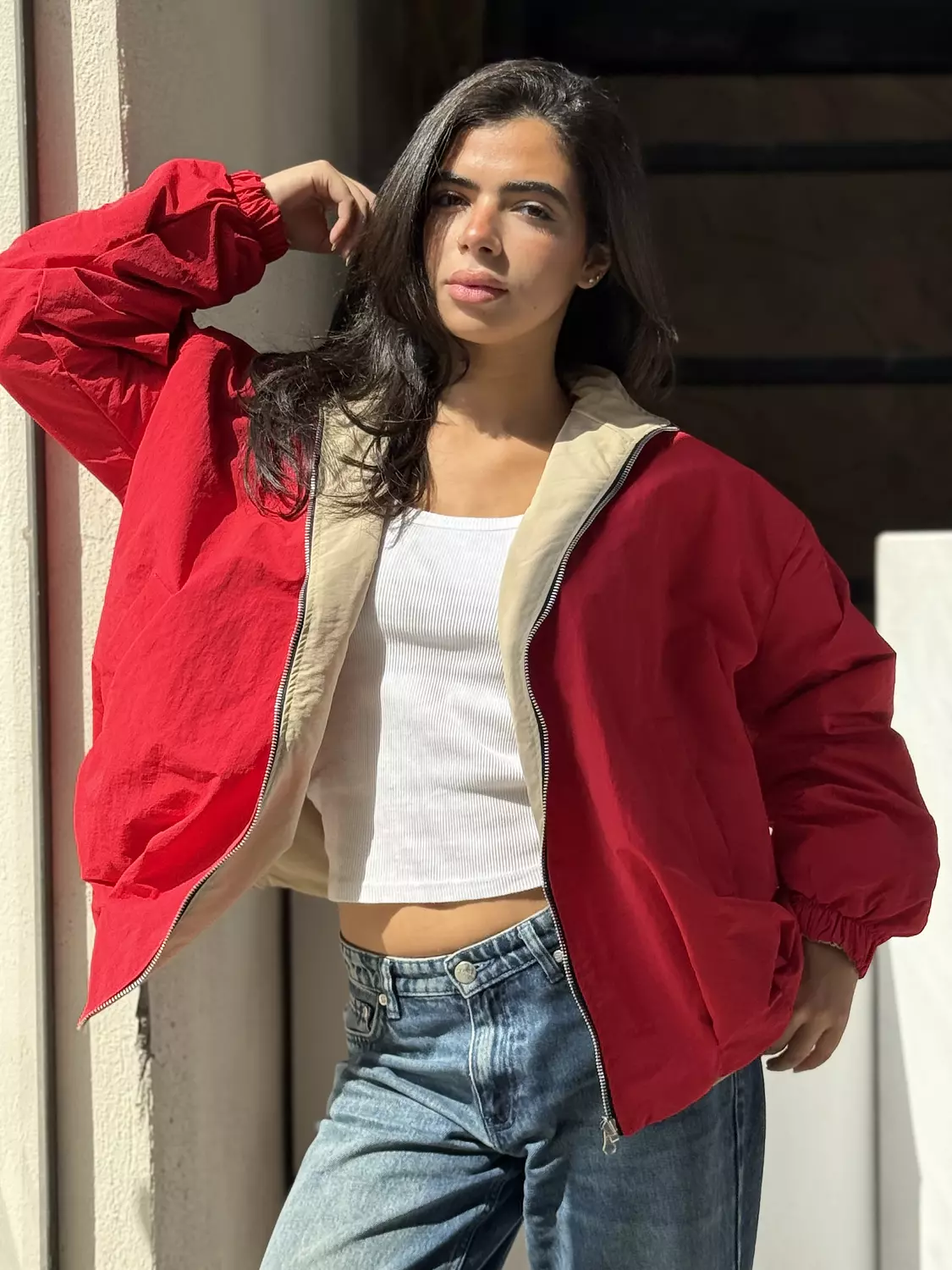 Cherry Sand Reversible Jacket image