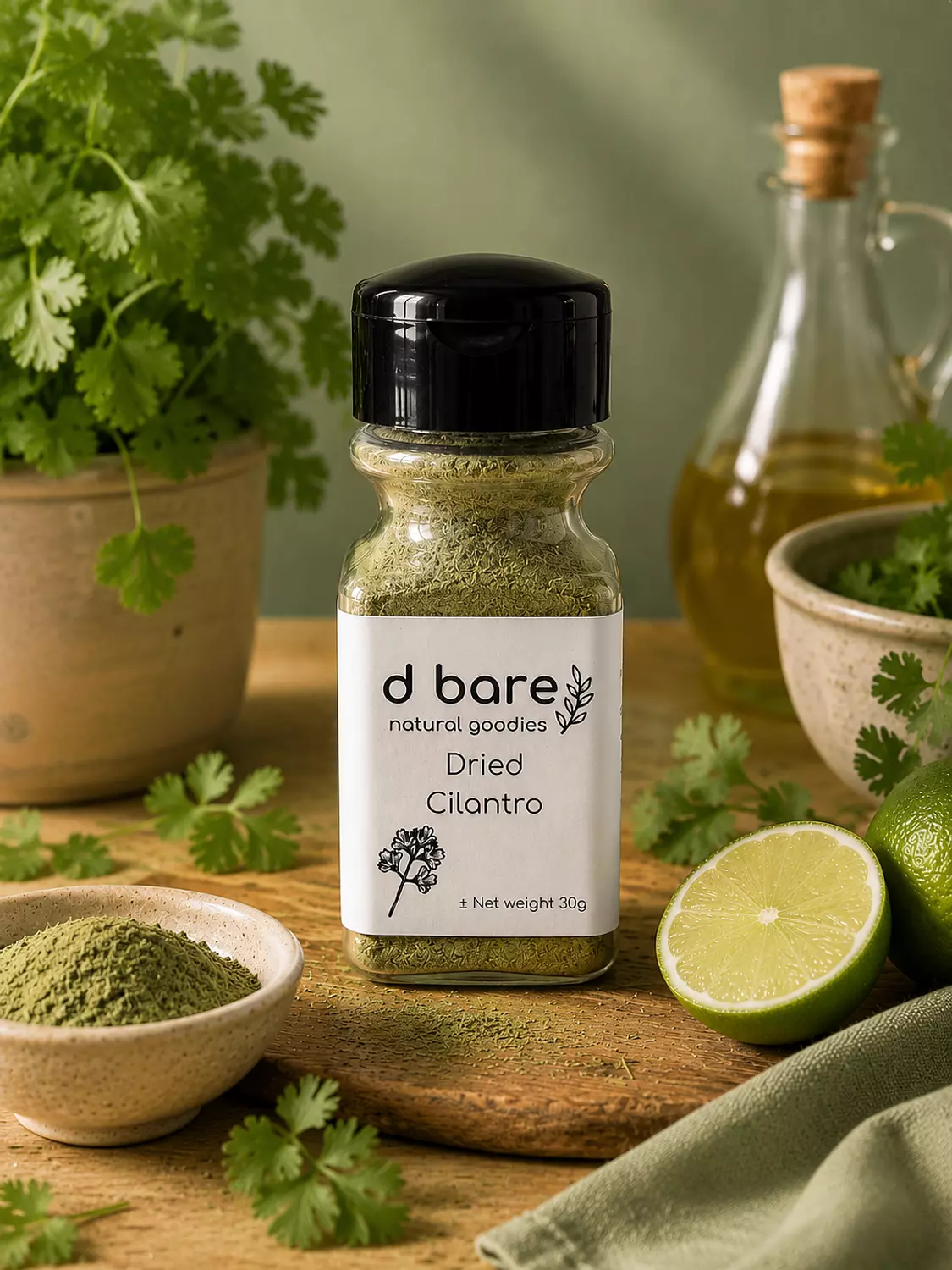 Dried cilantro  image