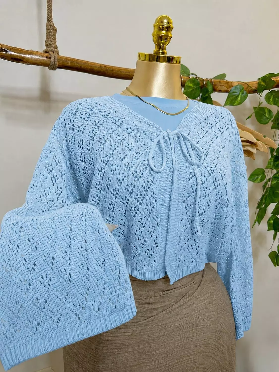 Knit blouse 3