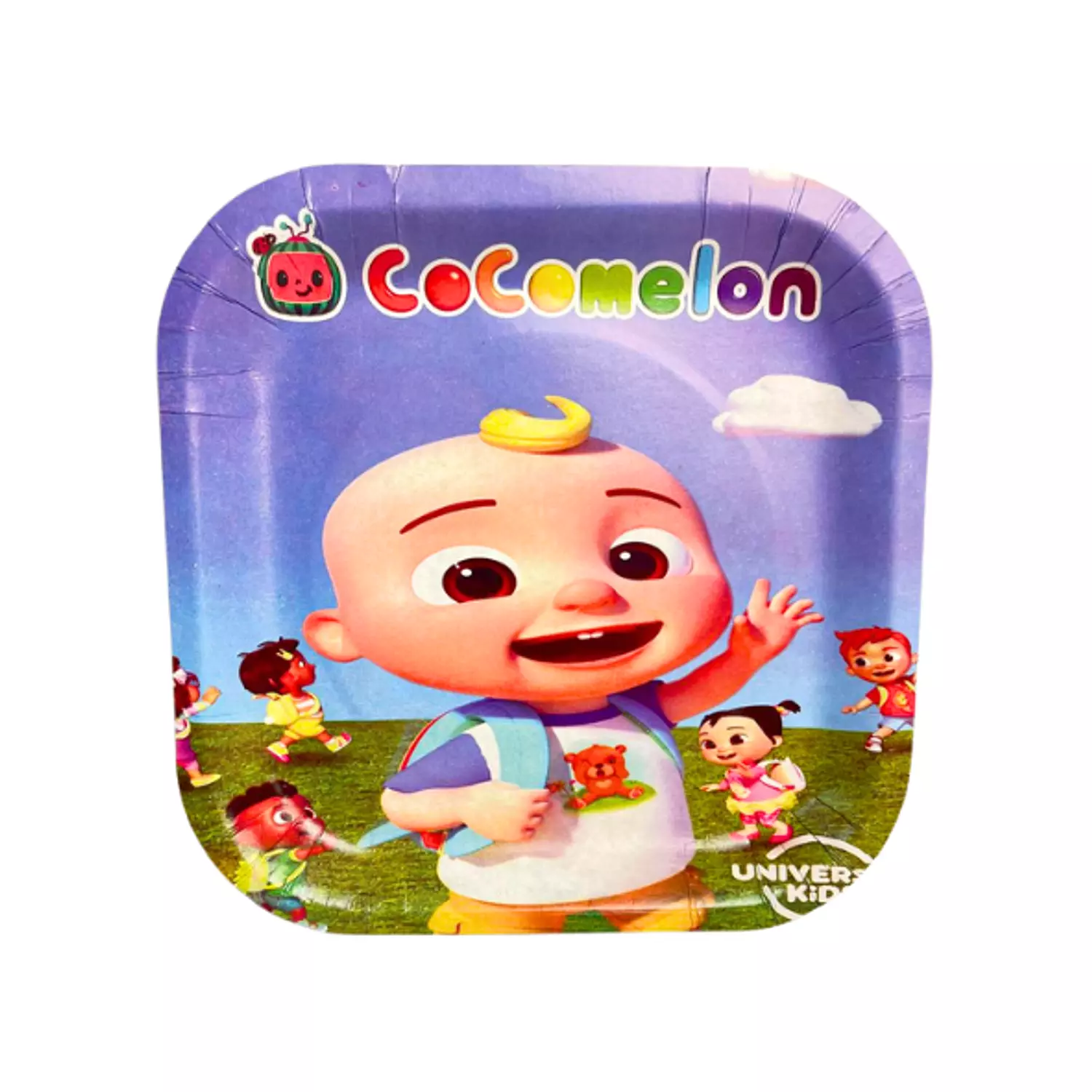 Cocomelon Square Paper Plates