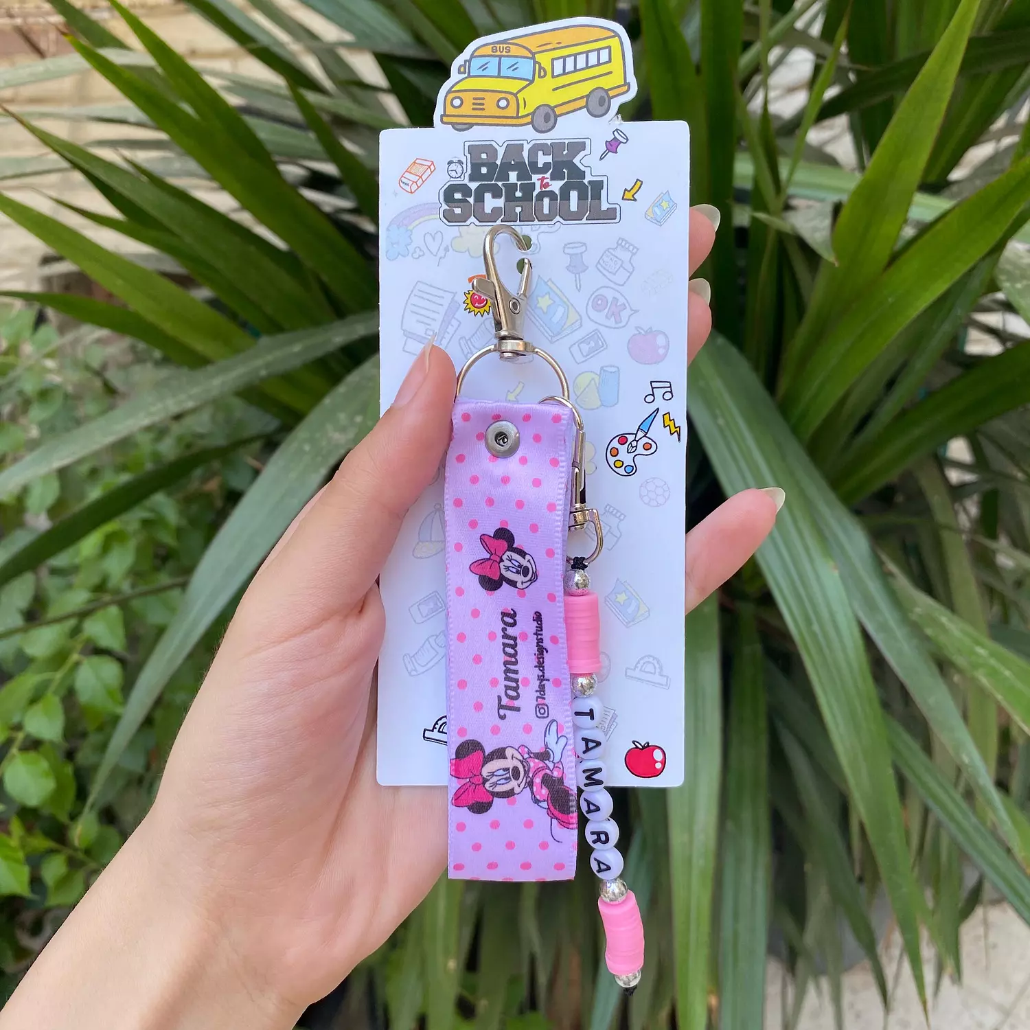 Minnie Mouse School Labels 4