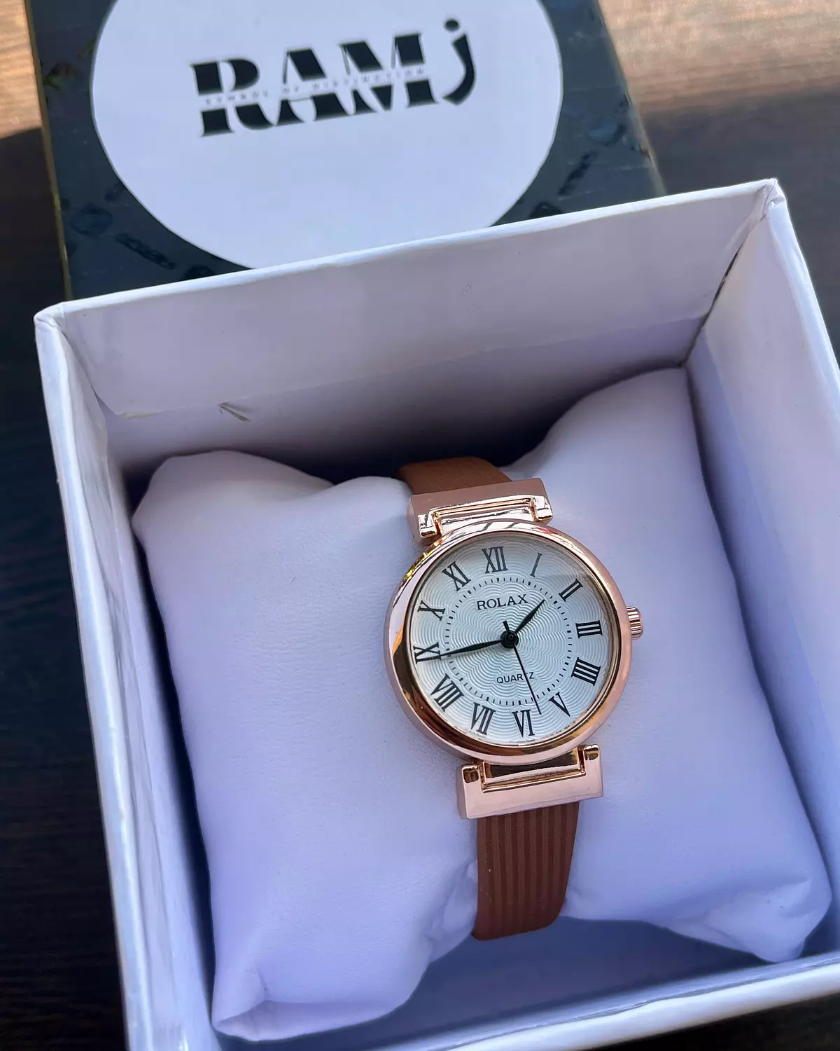 Brown Leather Rolax 3