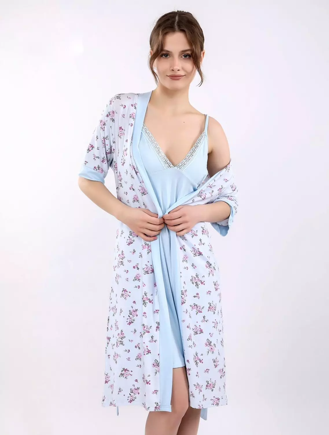V716 Blossoms robe set  1