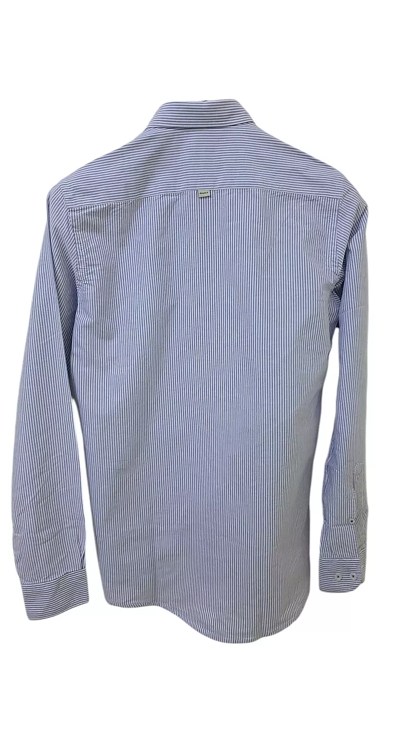Gant OXFORD BANKER STRIPE SHIRT-BRIGHT blue  2