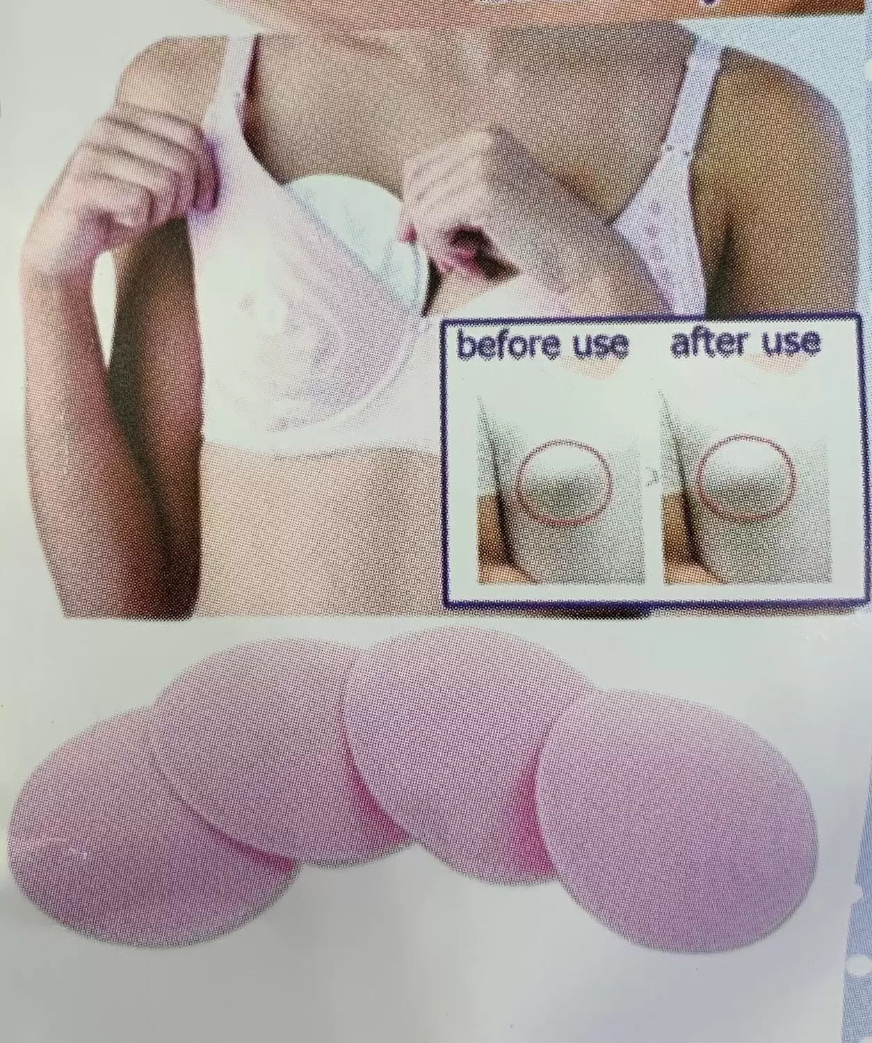 reusable Pads for lactation ( 4 Pcs )  image