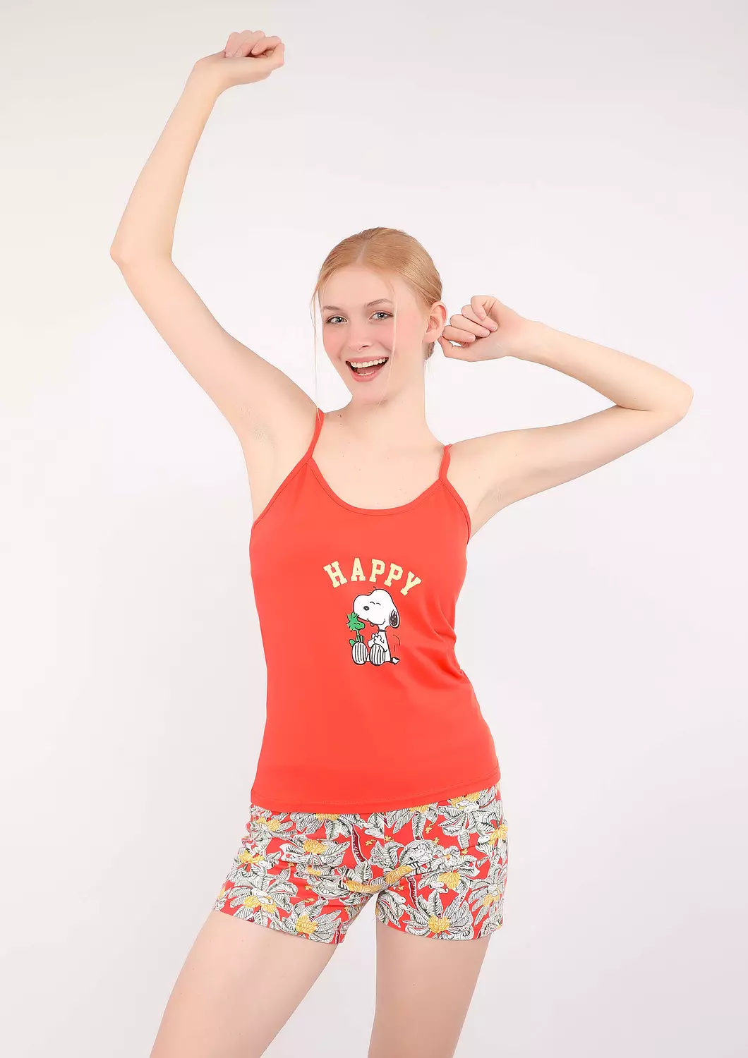 Snoopy Palms Short Pajama Set image