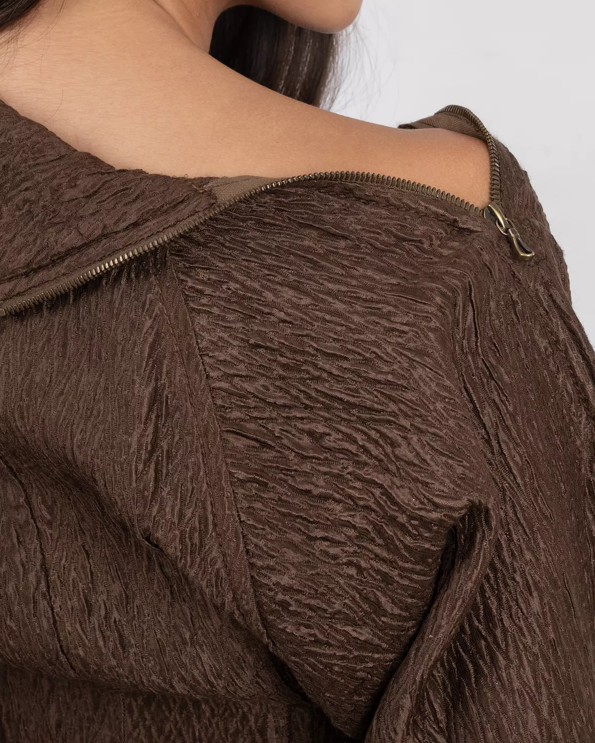 Micro Balloon Mini Dress 8