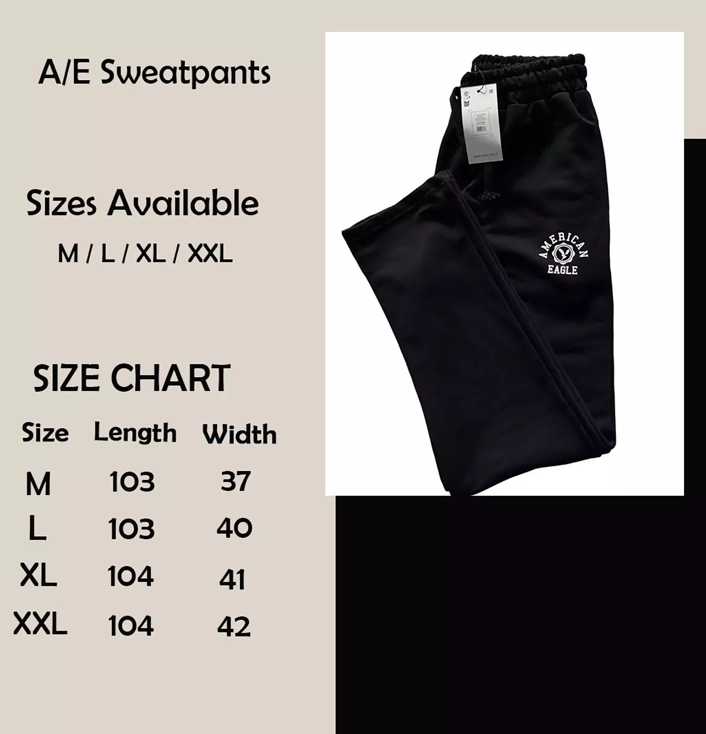 American Eagle Cotton Jogger Pants 4