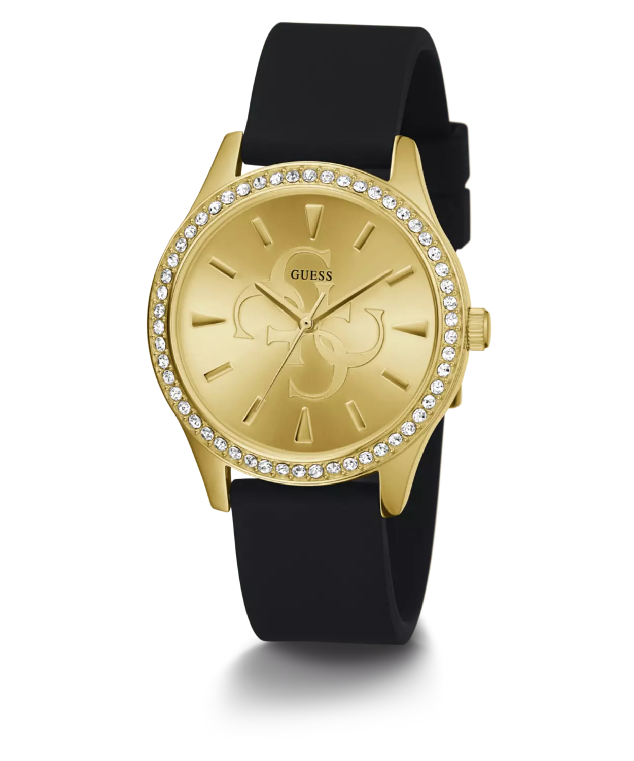 GUESS GW0359L1 Women's  Watch Gold Tone Silicone Strap 3