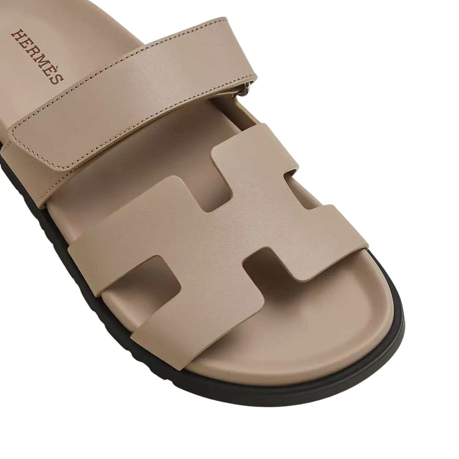 Hermes Chypre Sandal – Beige Mastic Calfskin Leather 3