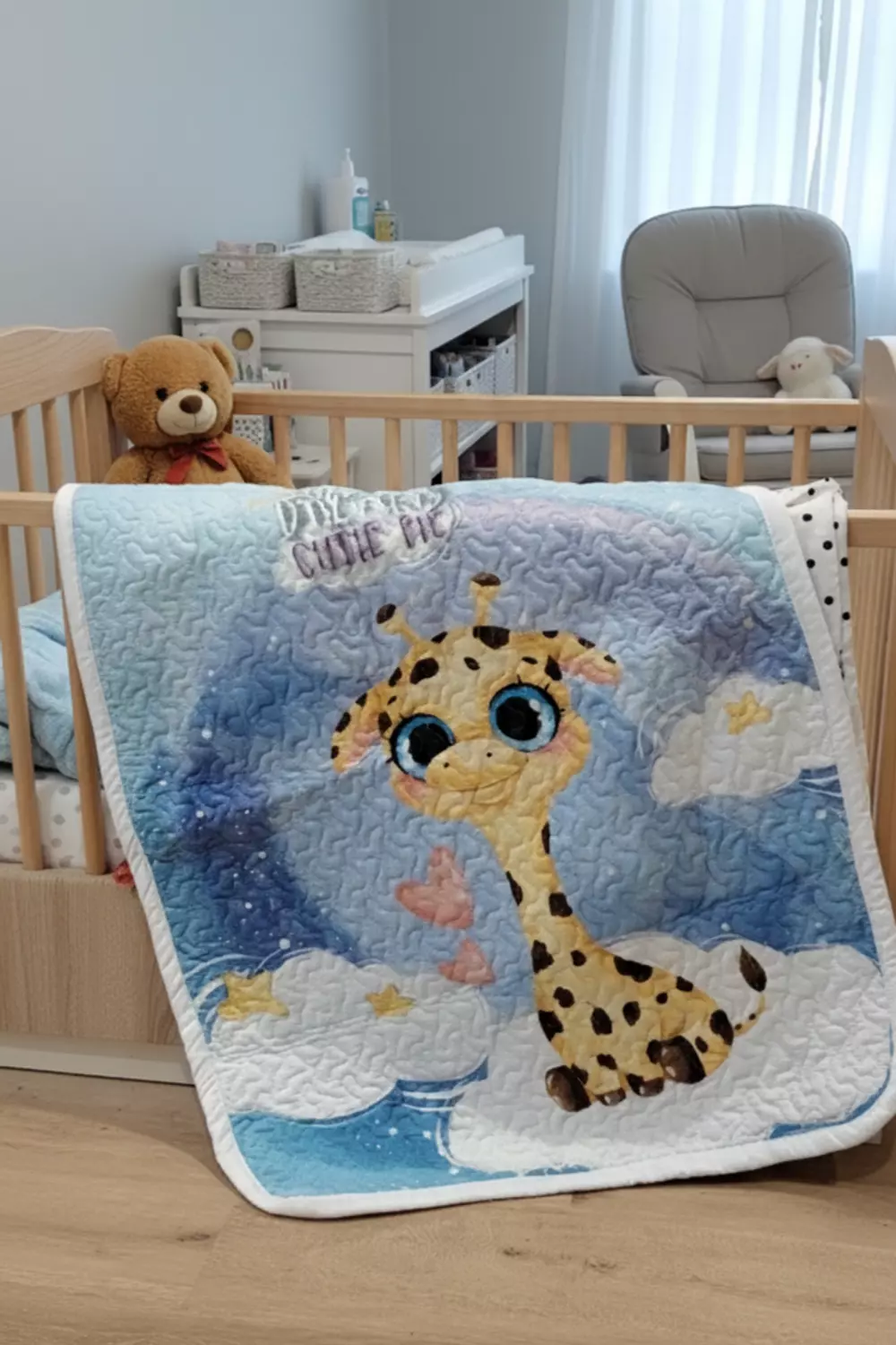 Giraffe Baby blankie image
