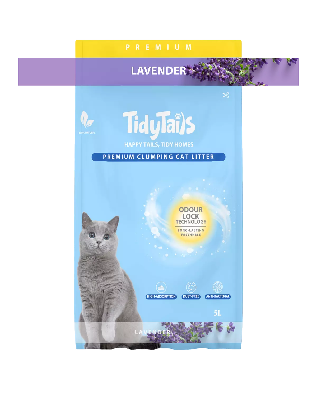 Premium Cat Litter – Lavender Scented image