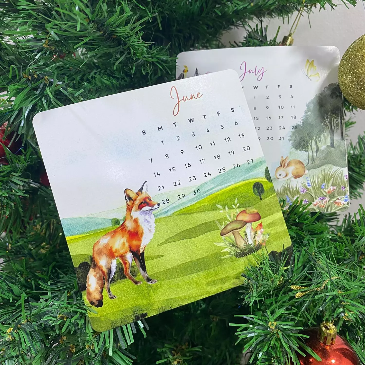 2026 Animals and Birds Desk Calendar 1