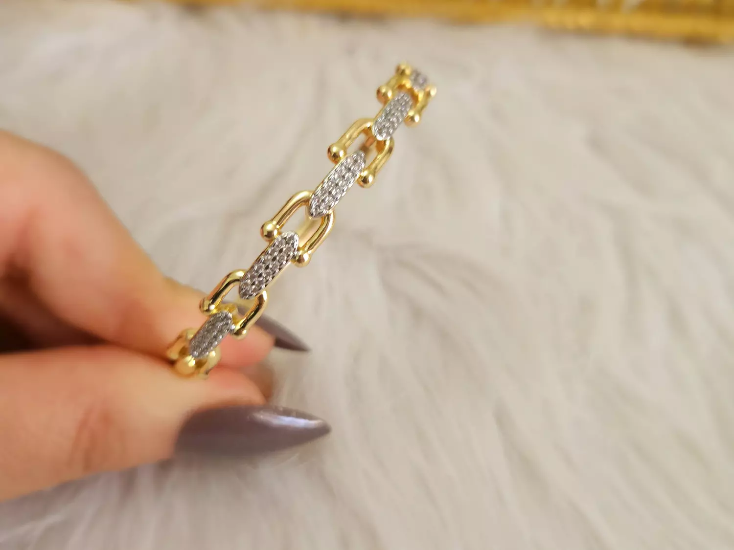 Bracelet gold plated B10 hover image