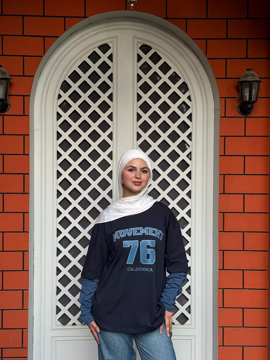 Double Sleeve Printed Oversize T-shirt image