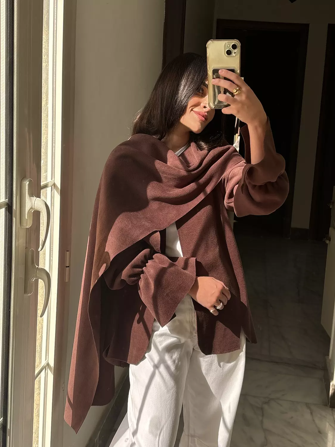 Mocha Scarf Jacket image