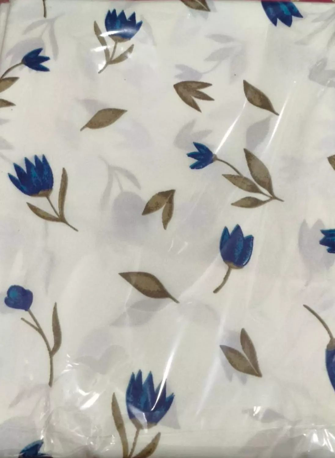 طقم ملايه قطن تركي كبير فلاور ازرق hover image