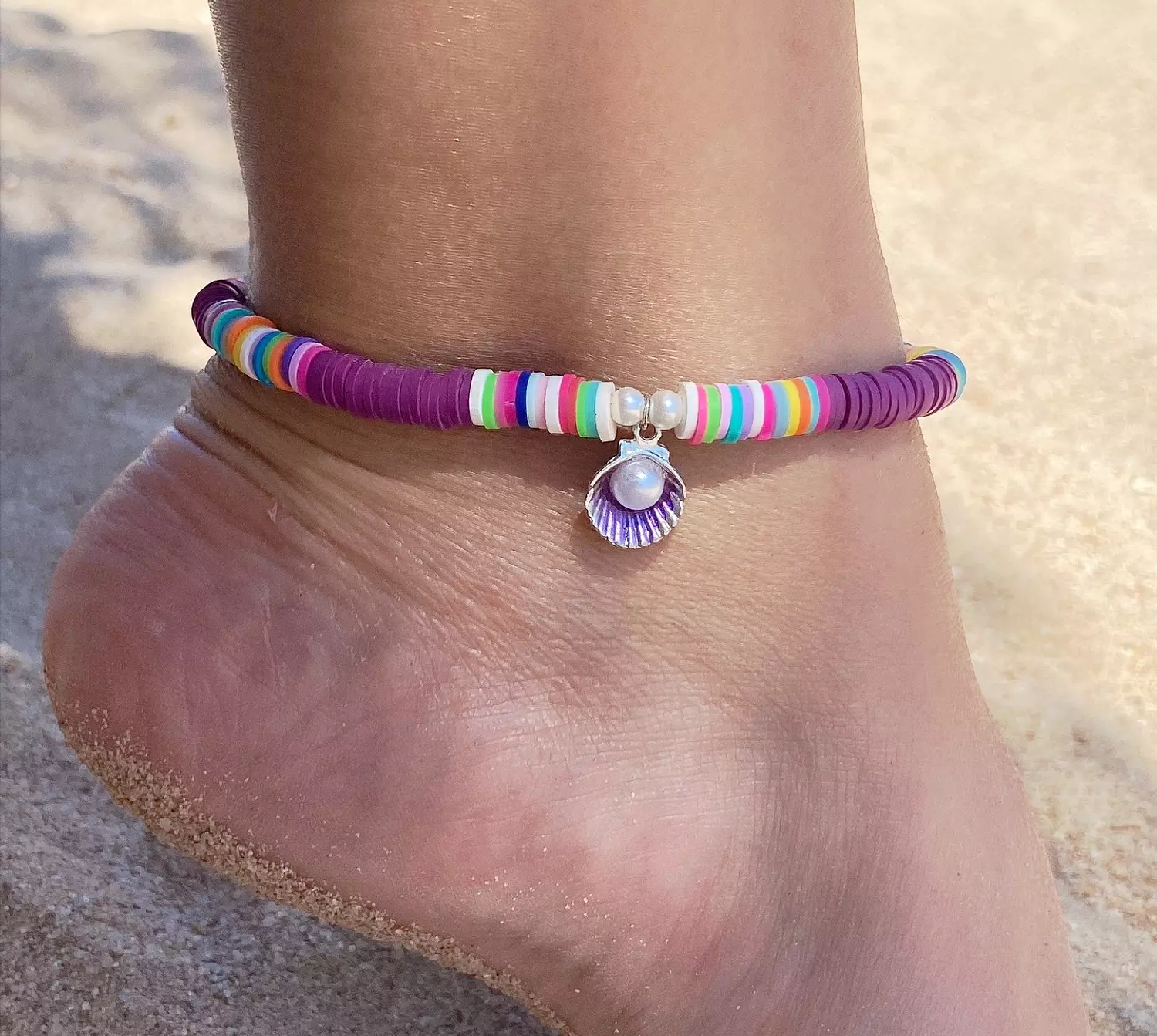 The Purple Shell anklet hover image