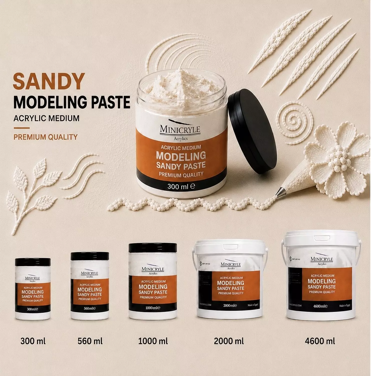 Sandy modeling paste  image