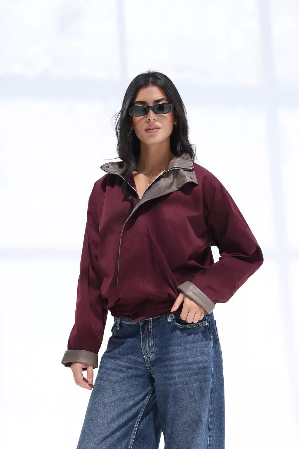 Mocha Lined Bomber  7