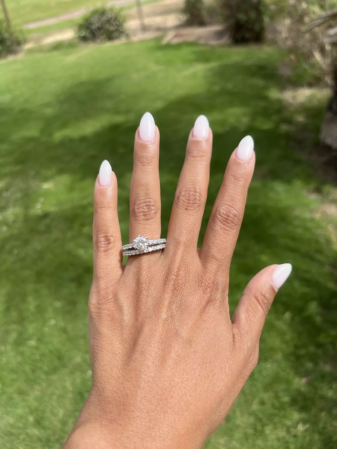 Slim Diamond Twins Ring image