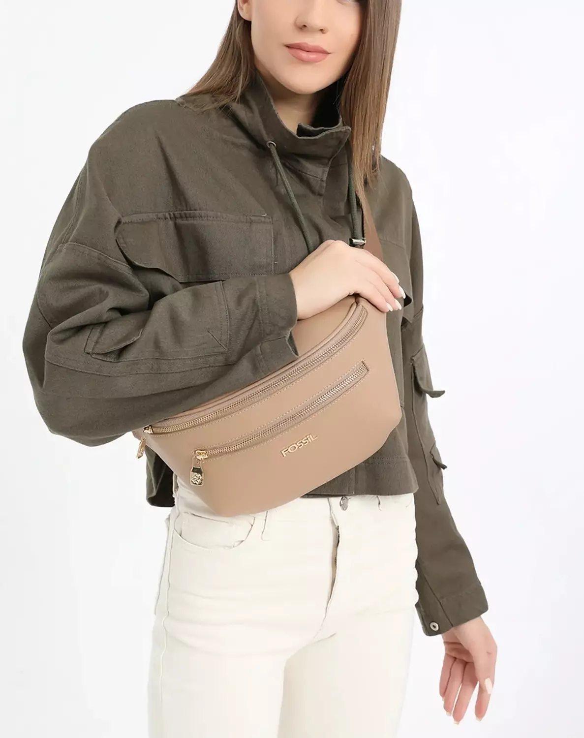 Fossil Everyday Belt Bag,beige  image