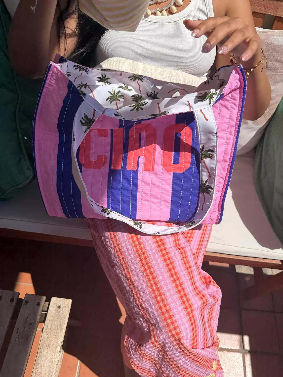 “ Ciao “  Reversible Tote bag  2