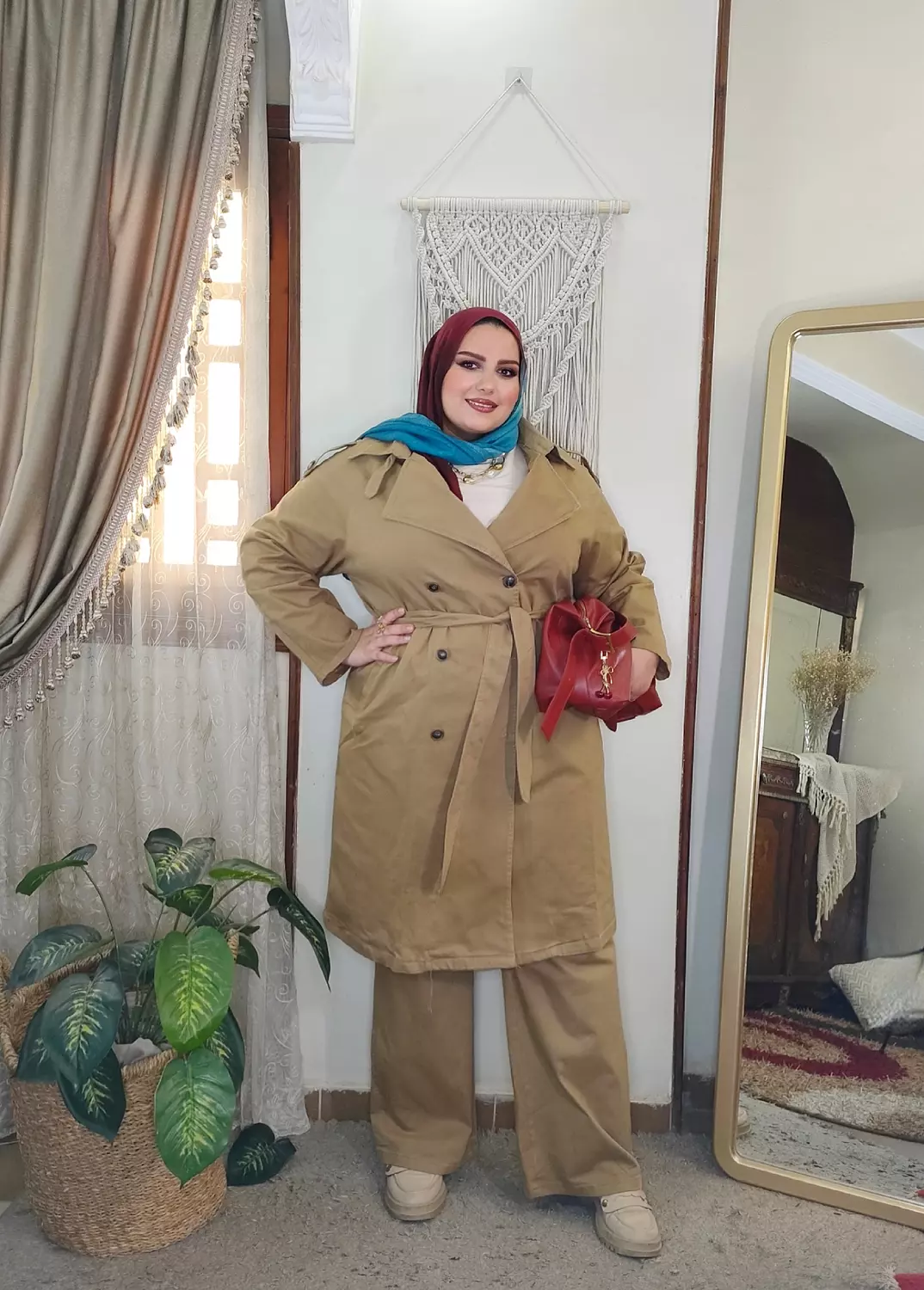 Trench coat (in camel) 2