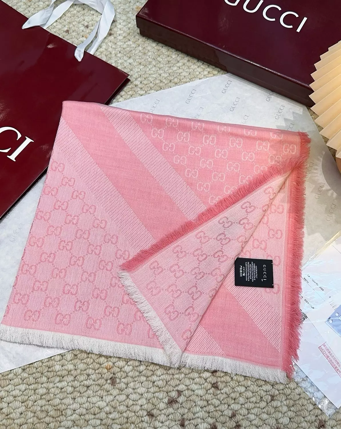 Gucci square scarf hover image