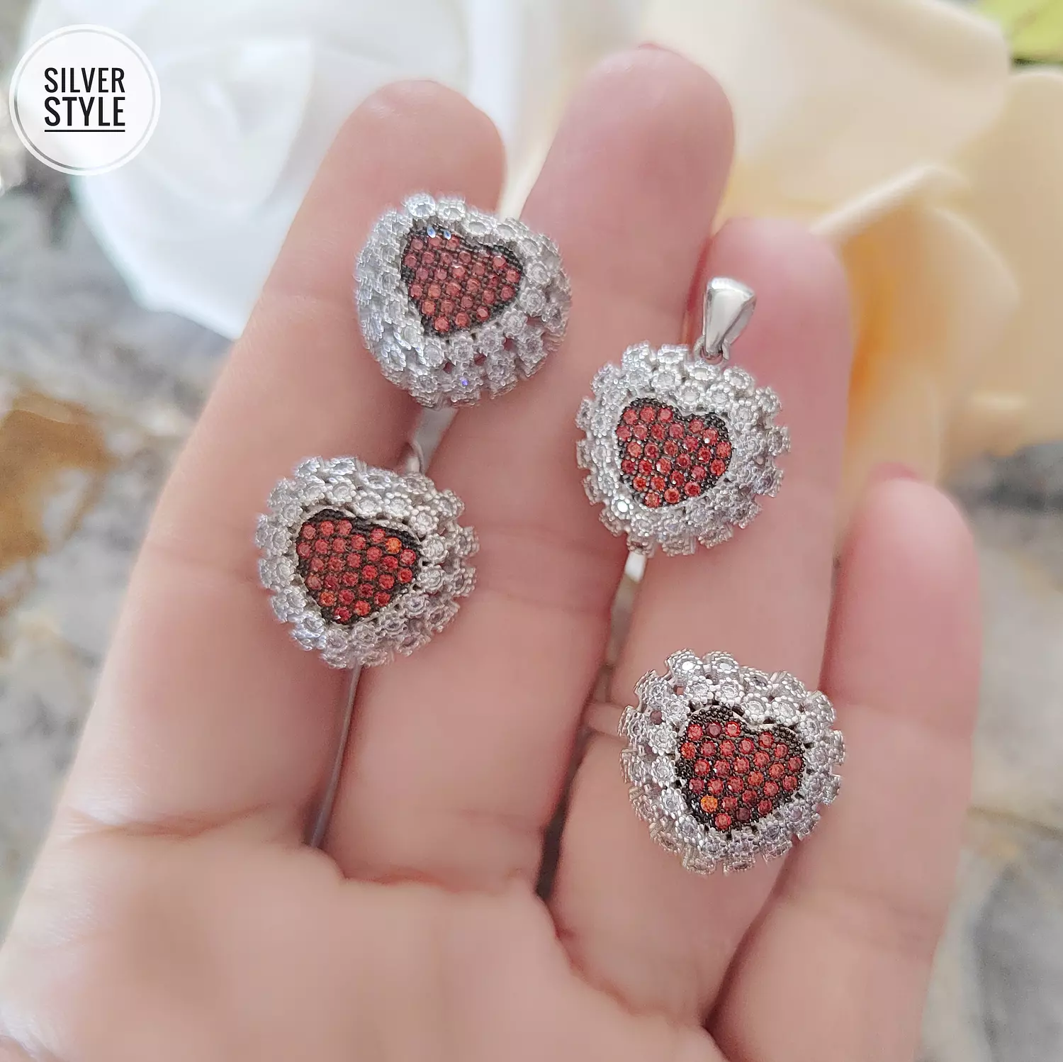 3D heart set 1