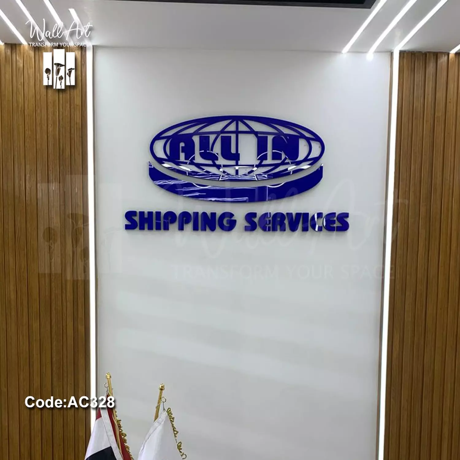 AC328- Coloured Acrylic Logo  3