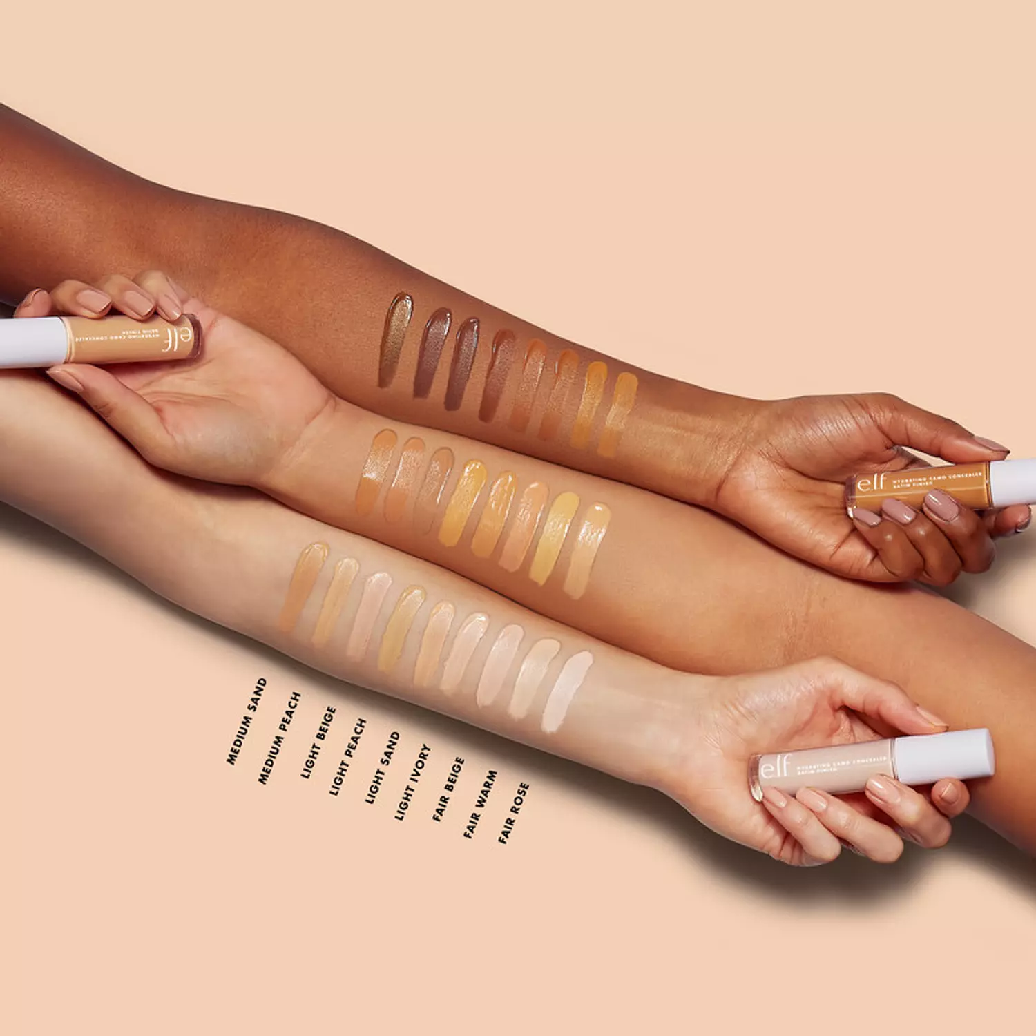 elf cosmatics Hydrating Camo Concealer light sand 1