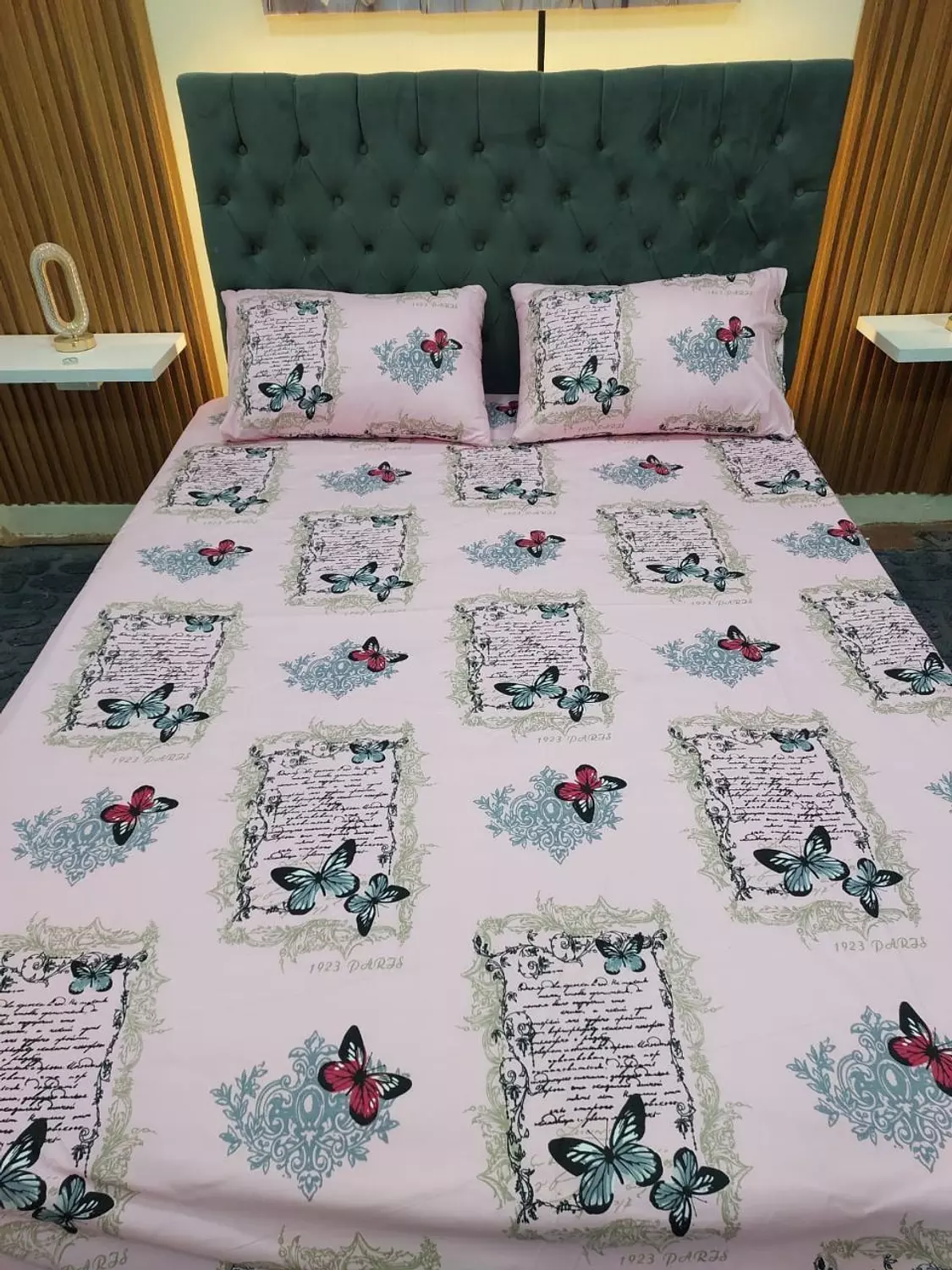 طقم ملايه كبير قطن تركي فراشه بينك image