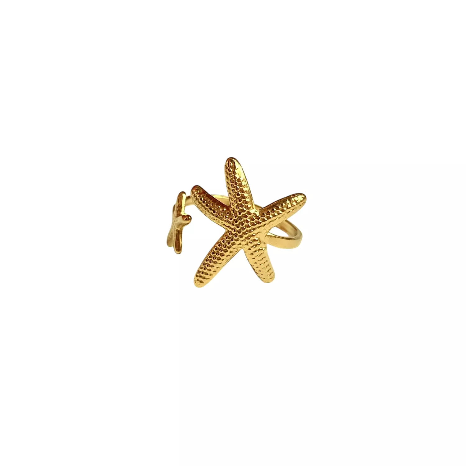 2 starfish stainless steel ring⭐️ image